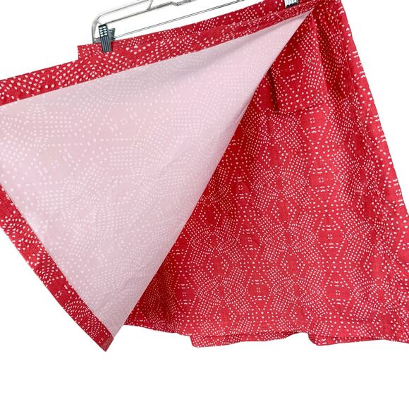 RipSkirt Wrap Skirt Length 2 Red White Adjustable Pocket Vacation Women's M - Picture 3 of 6